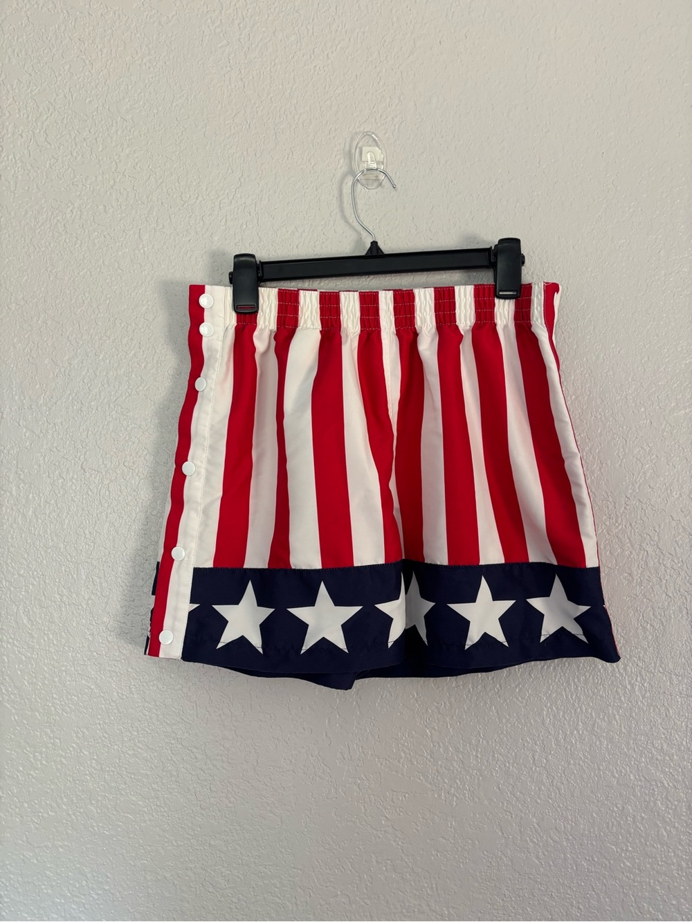 Chubbies Rocky Style USA Side Snap Swim Shorts